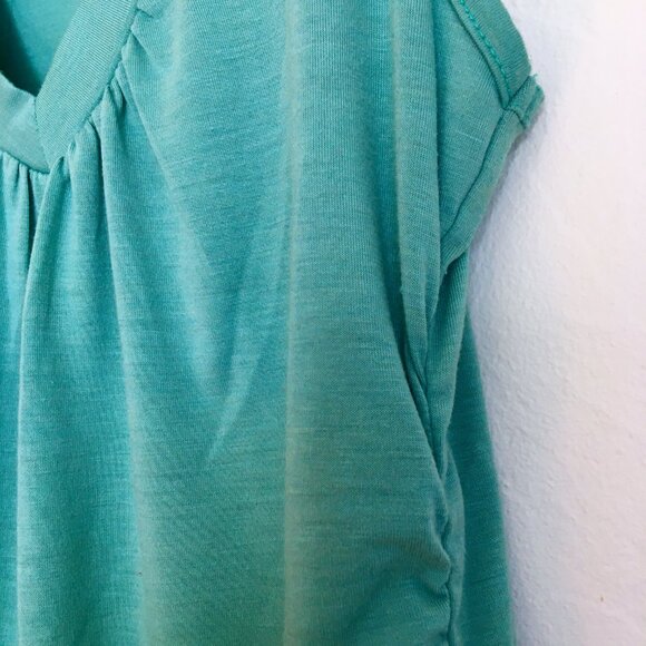 American Rag Teal Ruched Tank Top - Picture 5 of 7